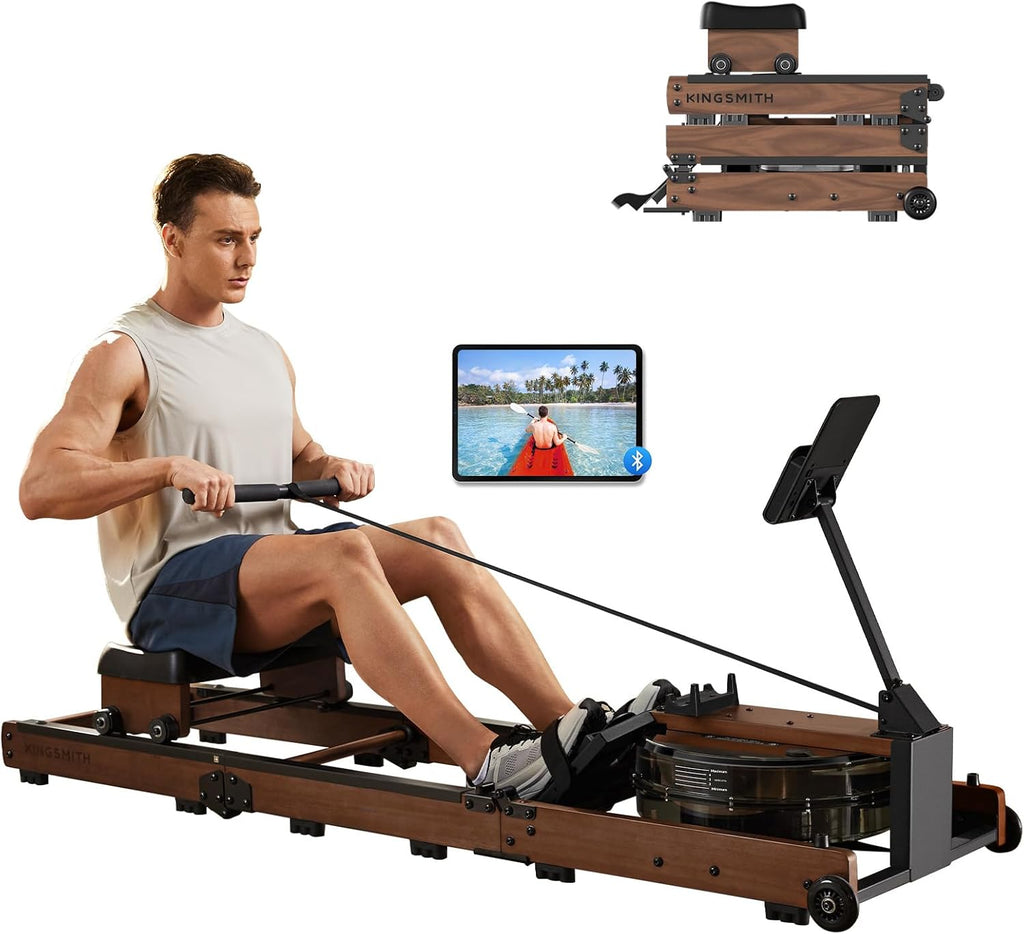 Water Resistance Rower Machine with 5 Levels